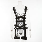 Black Bundled Erotic Lingerie Set-Back View