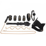 Black Wholesale Fox Series Bondage Gear with Gold Plated