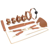 Brown Wholesale Pink Passion Couples Kit with Gold Plated Love Decor