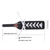 Exquisite Leather Spanking Paddle with Lace Detail Size