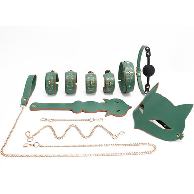 Green Wholesale Fox Series Bondage Gear with Gold Plated