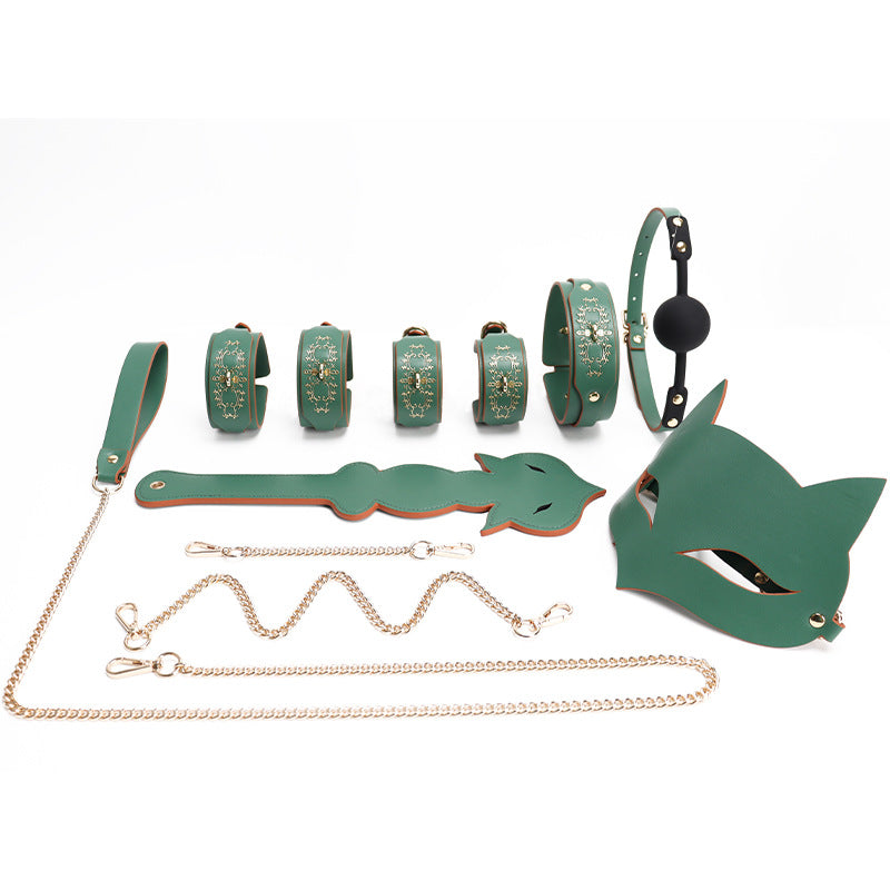 Green Wholesale Fox Series Bondage Gear with Gold Plated