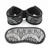 Luxe Lace Blindfold and Handcuff Set