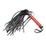 Red Shimmering Red Glitter Flogger Display