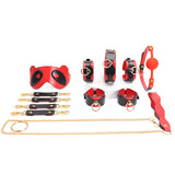 Blue Wholesale Frisky Bedroom Restraint Kit with Bear Blindfold