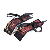 Scarlet Lace Bondage Collar Set Handcuff