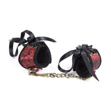 Scarlet Lace Bondage Collar Set