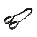 Wholesale Bondage Leg Restraints in Diamond Pattern Leopard Show