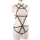 Wholesale Bundling Bondage Ladies Harness Body Suit Right View