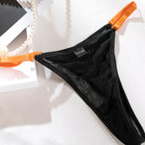 Wholesale Sexy Open Bra Set with Hot Panty Design in Contrasting Colors-31