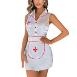 Wholesale Tight Sexy Nurse Halloween Cosplay Set-4