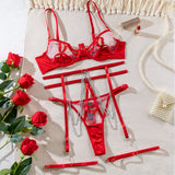 Wholesale Valentines Underwear Set with Red Lips Design08